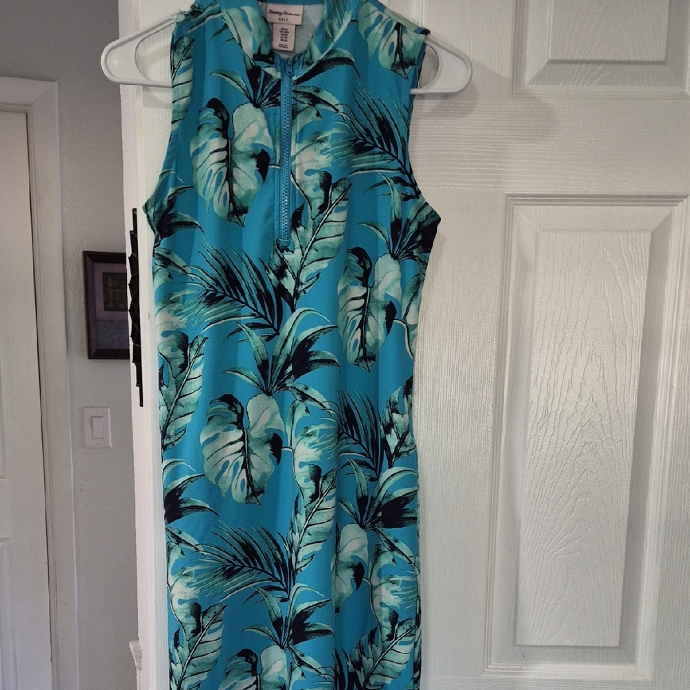 EUC Golf Tommy Bahama Tropical Sleeveless Dress With Side Pockets (MED)